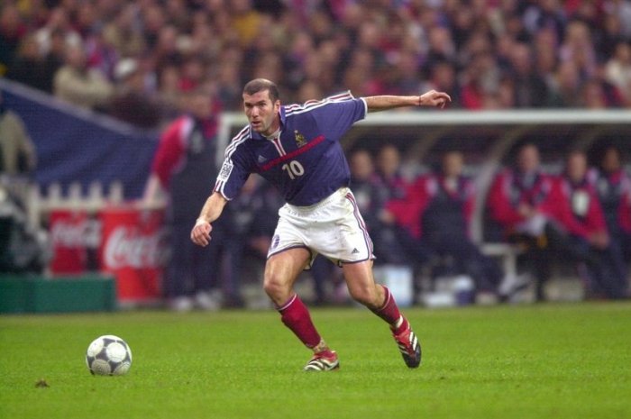 Zinédine Zidane en mars 2001