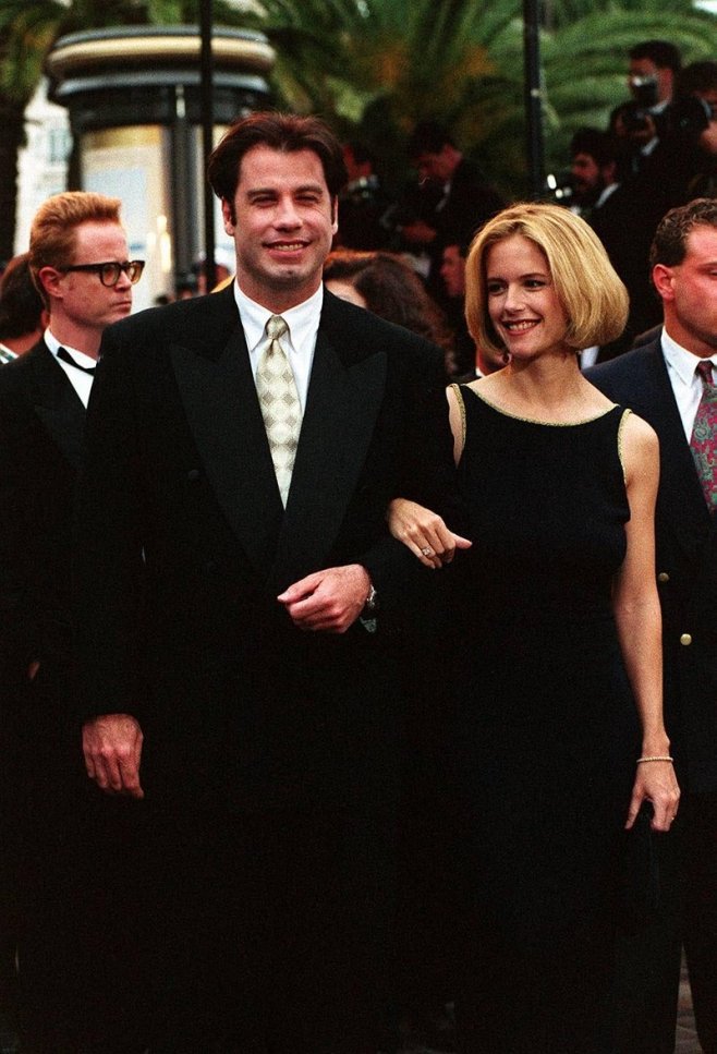 John Travolta et Kelly Preston en 1994