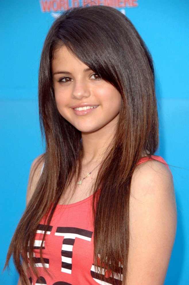 Selena Gomez à l'avant-première du film "High School Musical 2" en 2010