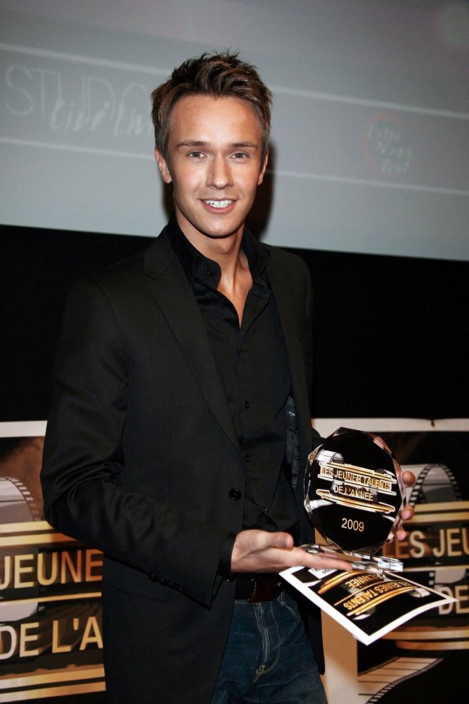 Cyril Féraud en 2009 lors de la cérémonie du "Trophée Jeunes Talents"