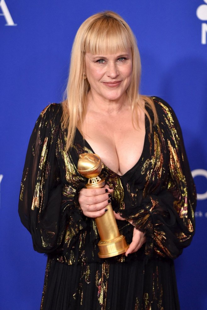 L'actrice après la cérémonie des Golden Globes en 2020