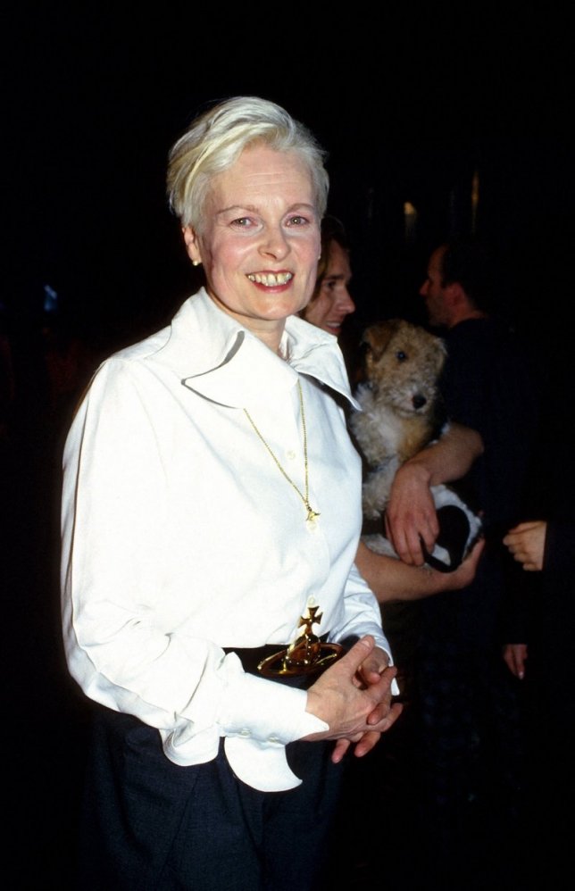 Vivienne Westwood adopte le blond platine dans les années 90