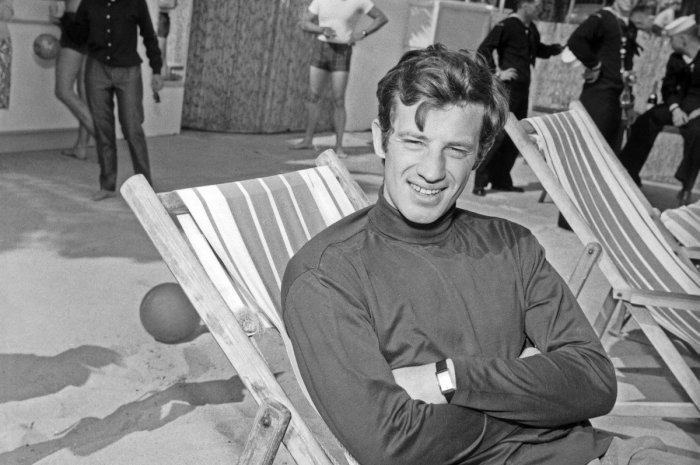 Jean-Paul Belmondo au Festival de Cannes en mai 1964
