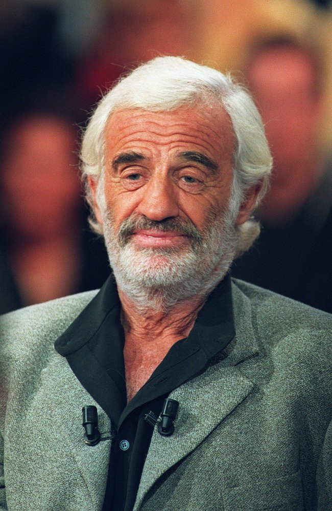 Jean-Paul Belmondo dans l'émission "Vivement Dimanche" en 1999