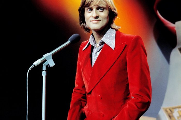Le chanteur Dave en 1975