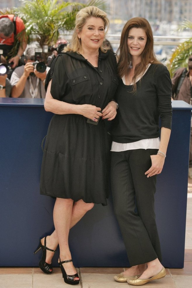 Chiara Mastroianni avec sa mère Catherine Deneuve en 2007