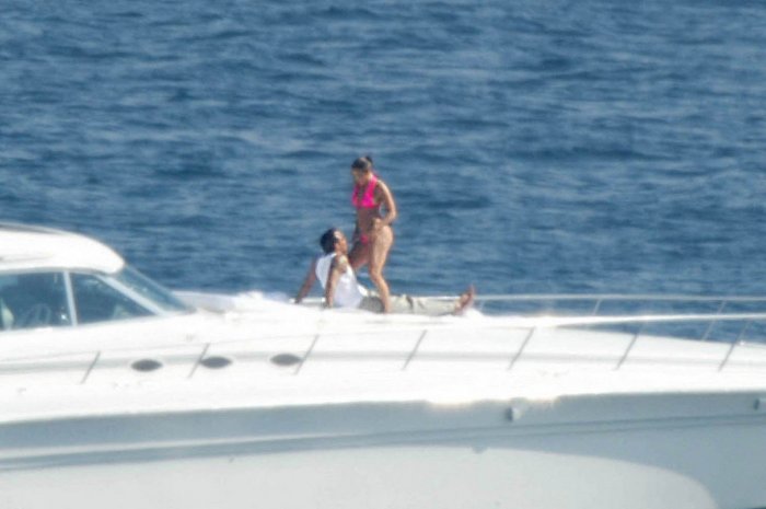 Jennifer Lopez et Ben Affleck sur leur yacht privé