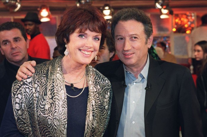 Anny Duperey et Michel Drucker en 2001