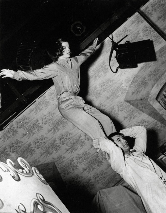 La comédienne en plein tournage en 1938