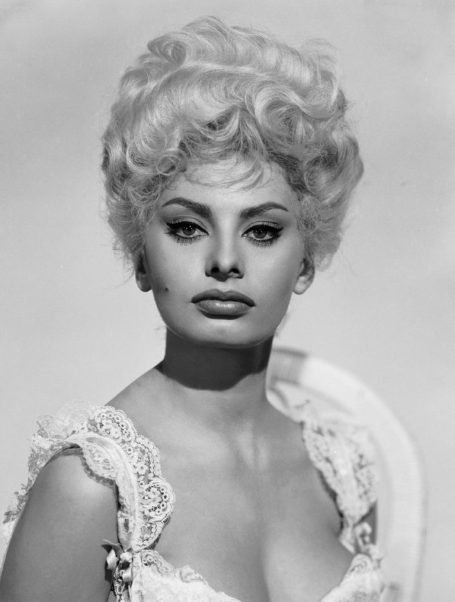 Sophia Loren devient blonde en 1960