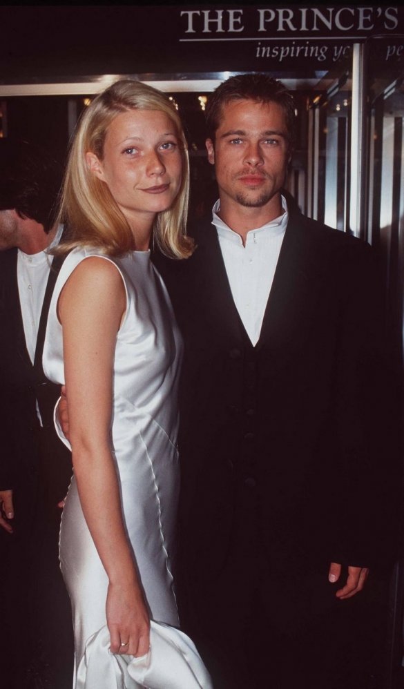 Gwyneth Paltrow avec Brad Pitt en 1995
