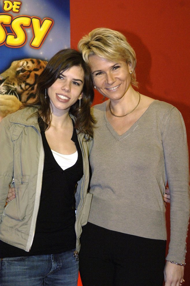 Nathalie Rihouet et sa fille en 2007