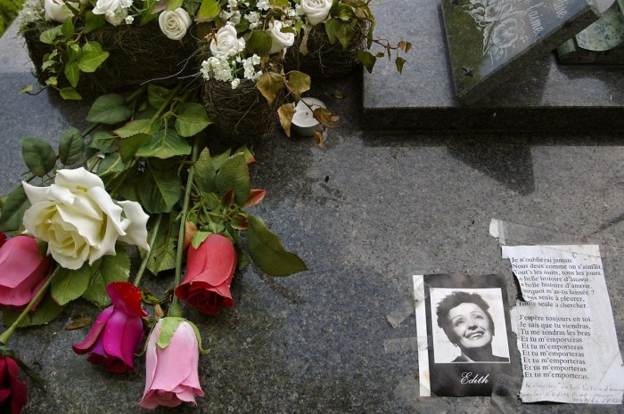 La tombe d'Edith Piaf