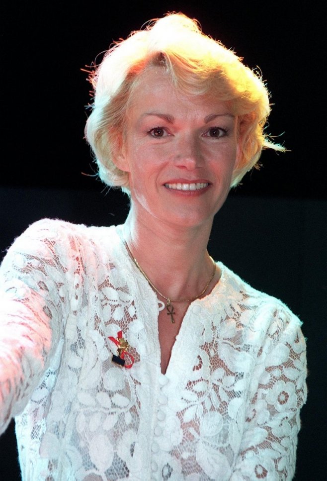 Brigitte Lahaie à Cannes en 1998