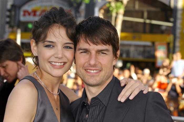 Tom Cruise et Katie Holmes en 2005