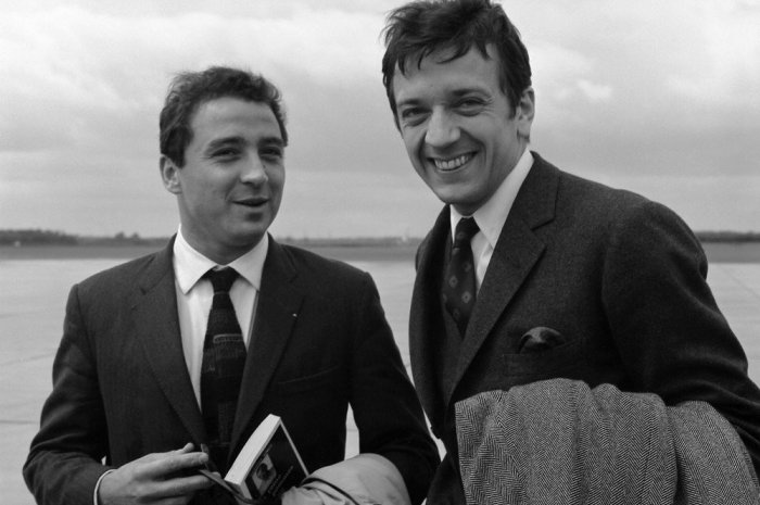 Claude Brassel et Jean-Pierre Cassel en 1962