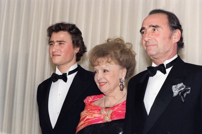 Claude Brasseur et son fils Alexandre en 1992
