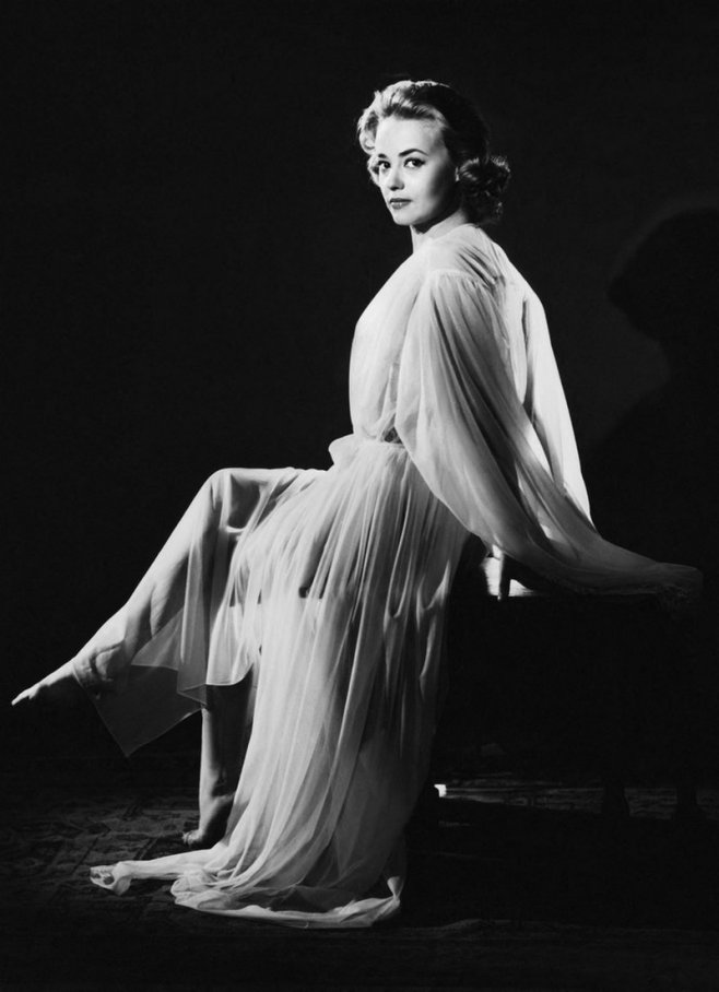 La sublime actrice Jeanne Moreau en 1955