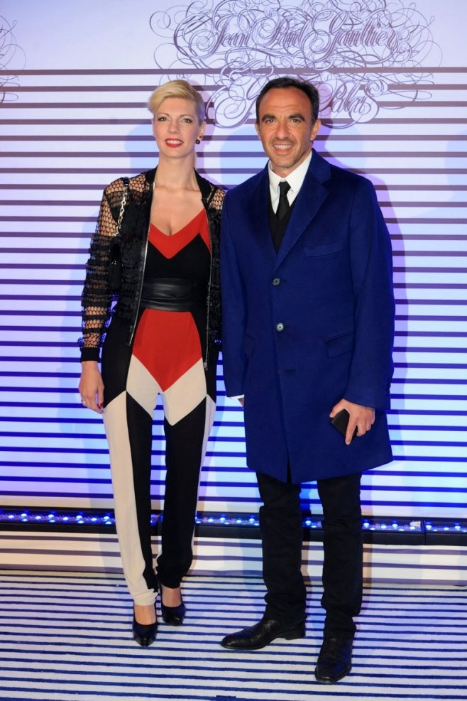 Nikos Aliagas et Tina Grigoriou en 2015