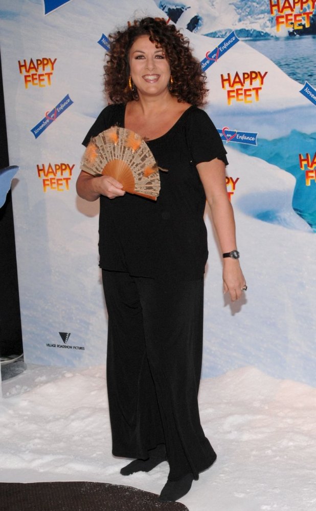 Marianne James à la première du film "Happy Feet" en 2006