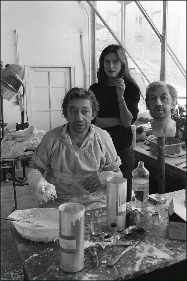 Serge Gainsbourg et Bambou en avril 1981