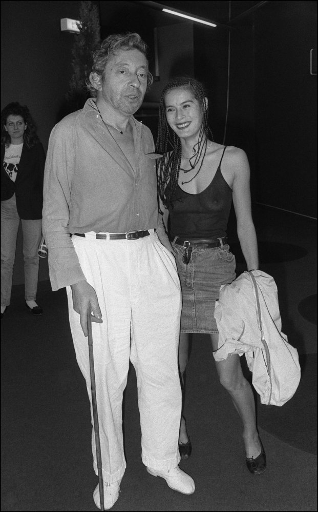 Bambou et Serge Gainsbourg à Cannes en 1983