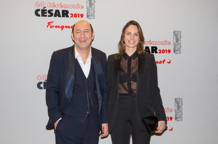 Kad Merad et Julia Vignali aux César en 2019
