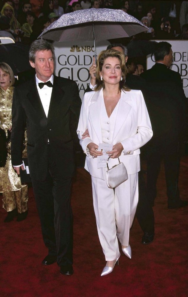 Catherine Deneuve aux Golden Globes en 2000