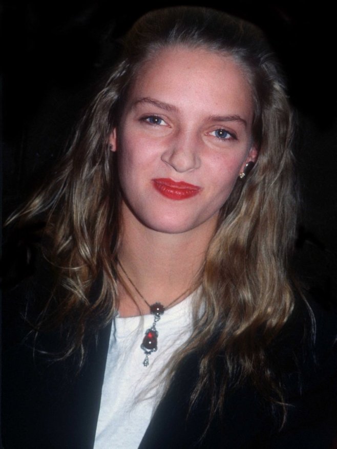 Uma Thurman jeune en 1989