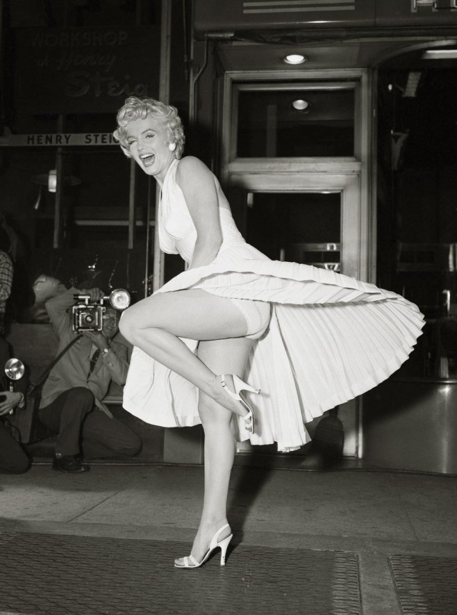 La robe blanche de Marilyn Monroe
