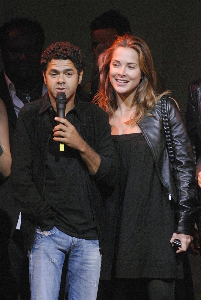 Melissa Theuriau et Jamel Debbouze sur scène en 2007
