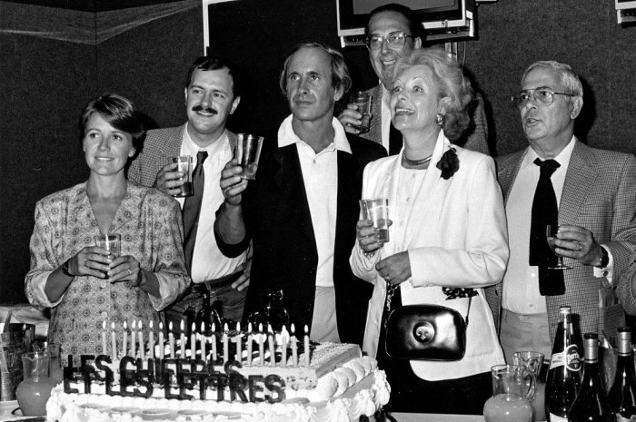 L'équipe des "Chiffres et des lettres" en 1985