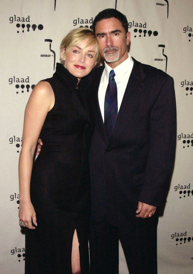 Sharon Stone et Phil Bronstein