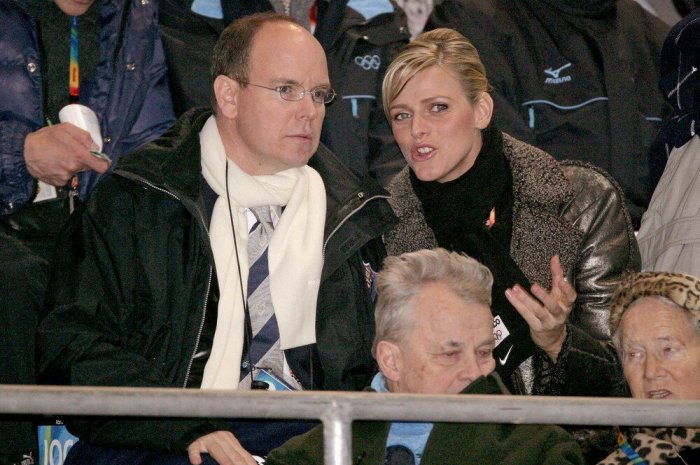 Charlène Wittstock et le prince Albert II en 2006