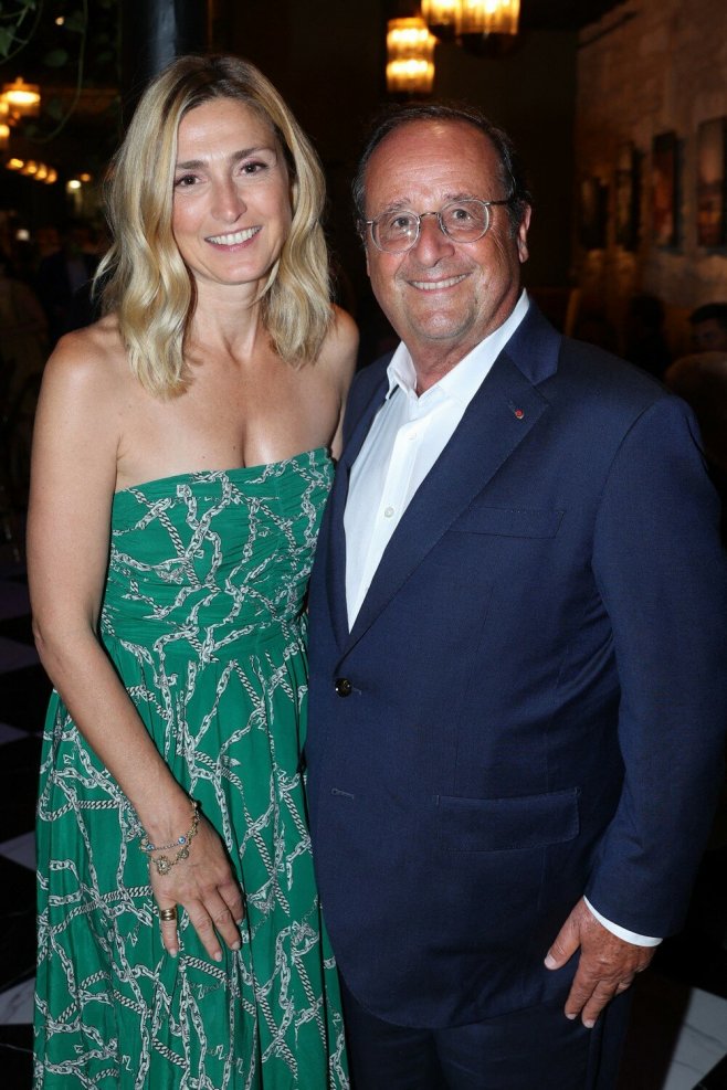 Julie Gayet et son époux François Hollande