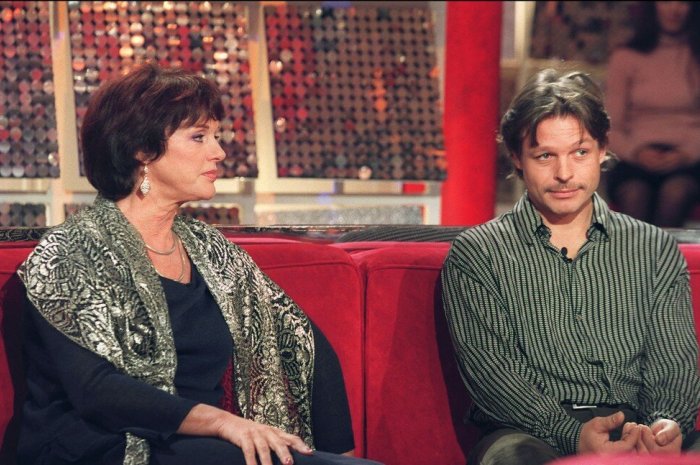 Le couple dans l'émission Vivement dimanche en 2001