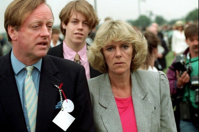 Camilla Parker-Bowles et son premier époux en 1992