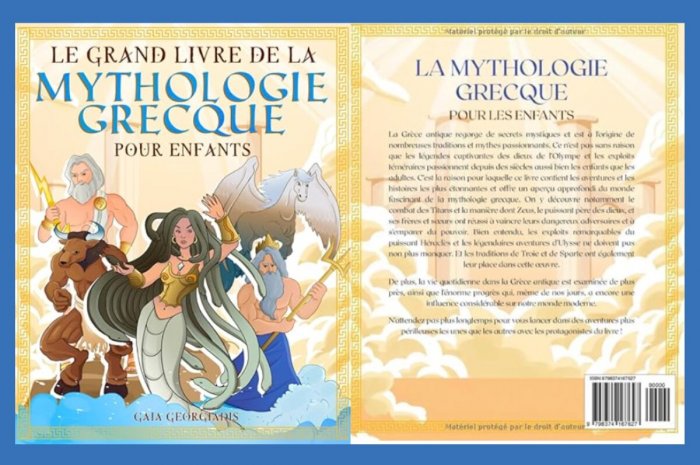 Le grand livre de la mythologie grecque pour enfants de Gaia Georgiadis