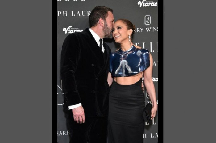 Jennifer Lopez et son époux Ben Affleck en décembre 2023