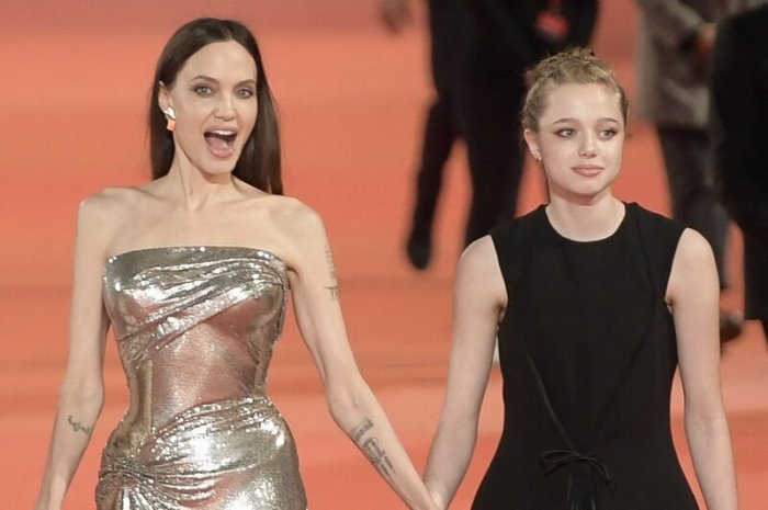 Angelina Jolie et sa fille Siloh en 2021