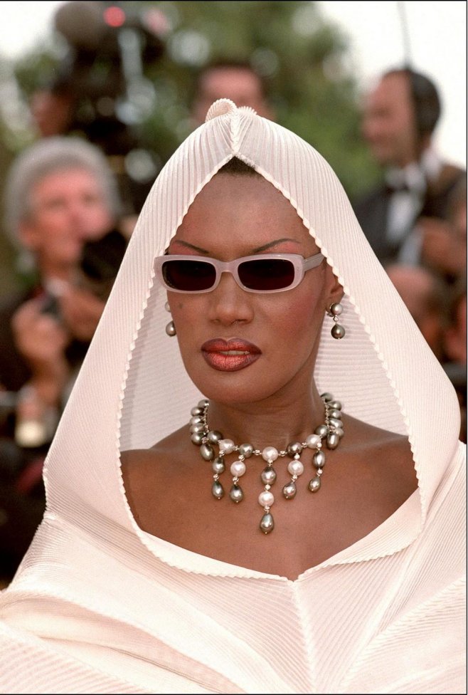 Grace Jones au Festival de Cannes en 2001