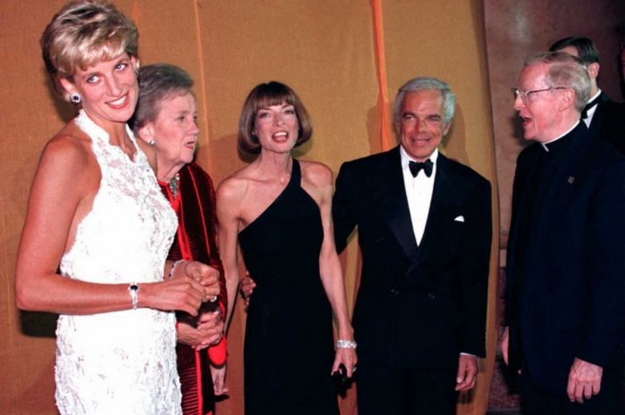 Anna Wintour avec Lady Diana en 1996