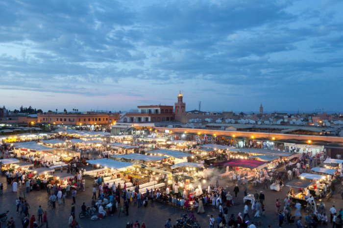 Djemaa El-Fna, Marrakech (Maroc)