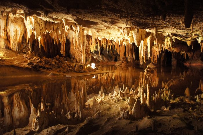 Les grottes de Luray, Etats-Unis