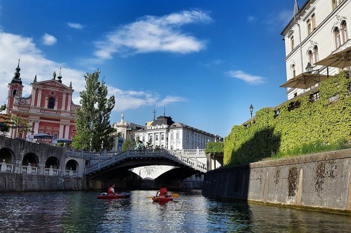 La Slovénie (ici la capitale, Ljubljana)