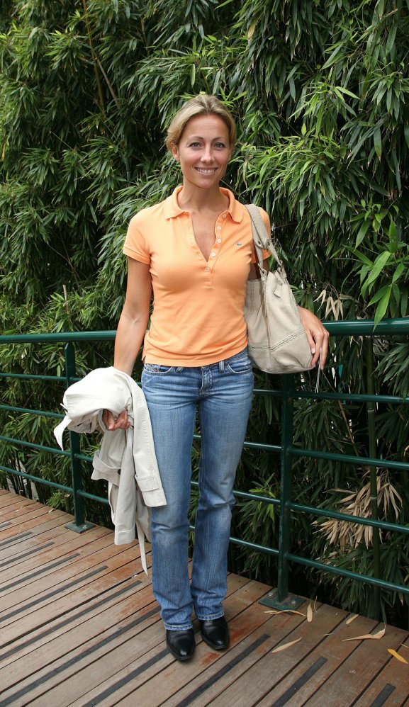 La journaliste en 2007, à Roland-Garros