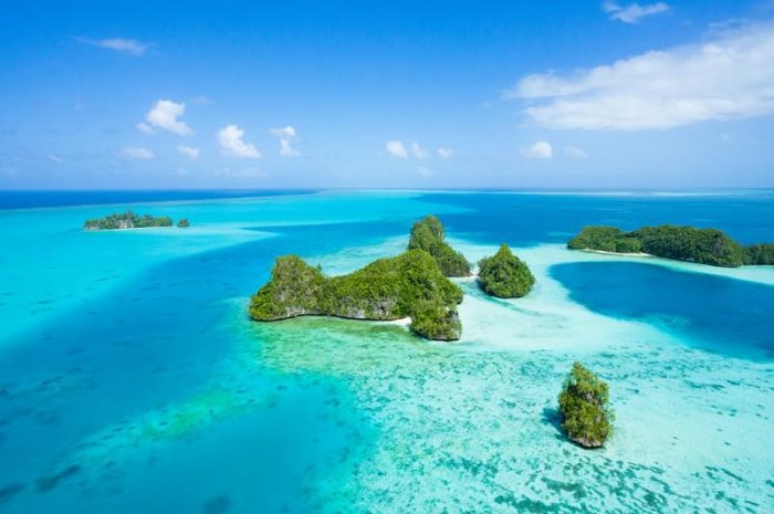 L'archipel de Palau en Micronésie