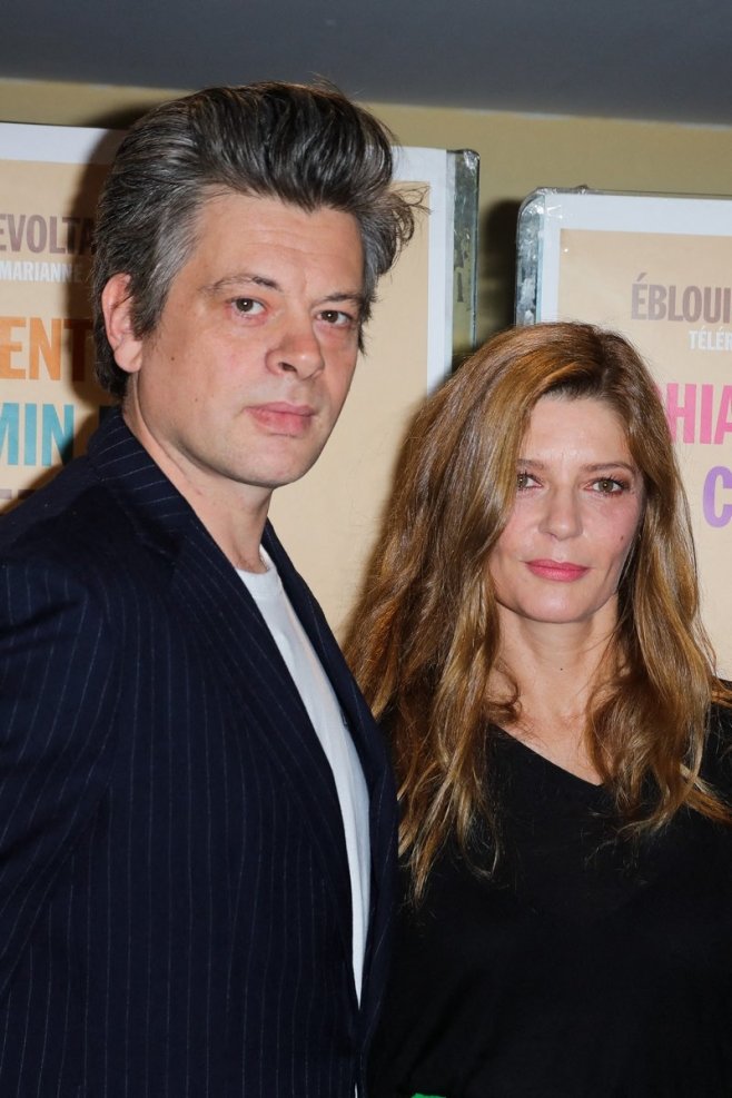 Benjamin Biolay et Chiara Mastroianni à Paris en 2019