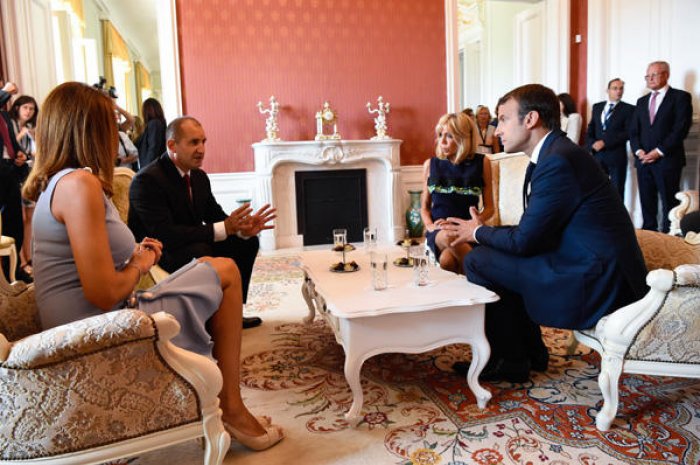 Bulgarie : les deux couples présidentiels lors d'un entretien