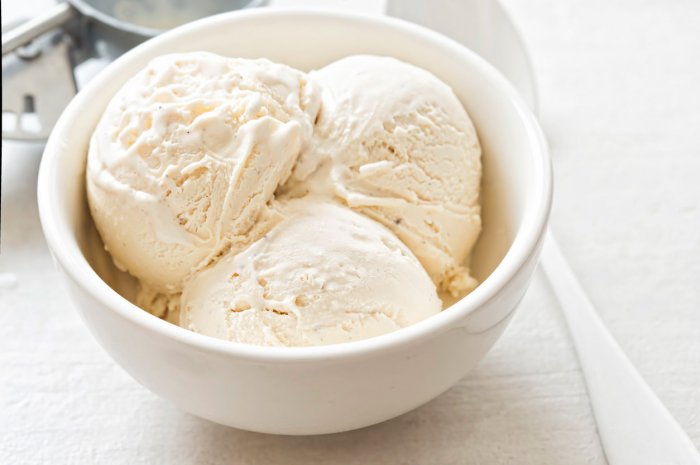 Crème glacée à la vanille, bac de 2,5 litres